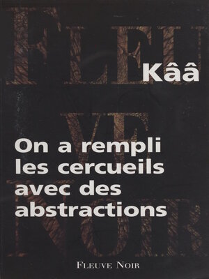 cover image of On a rempli les cercueils avec des abstractions
